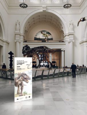 Pop promotion ausstellung dinosaurier museum rendering